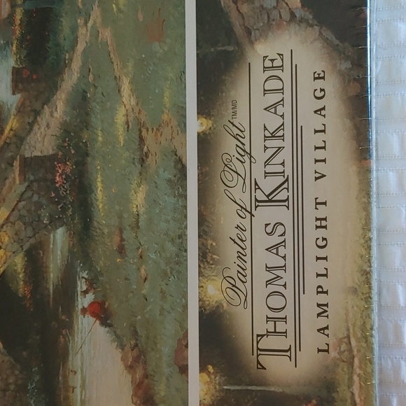 New Sealed Springbok Thomas Kinkade Lamplight Village Puzzle - Picture 4 of 9